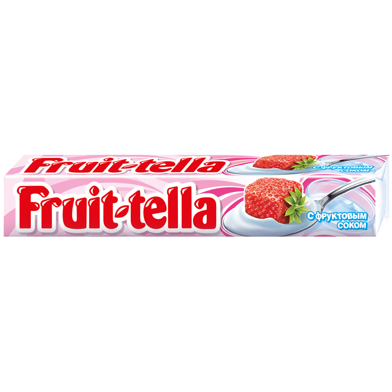 Жевательная конфета  Fruittella Клубничный йогурт, 41г