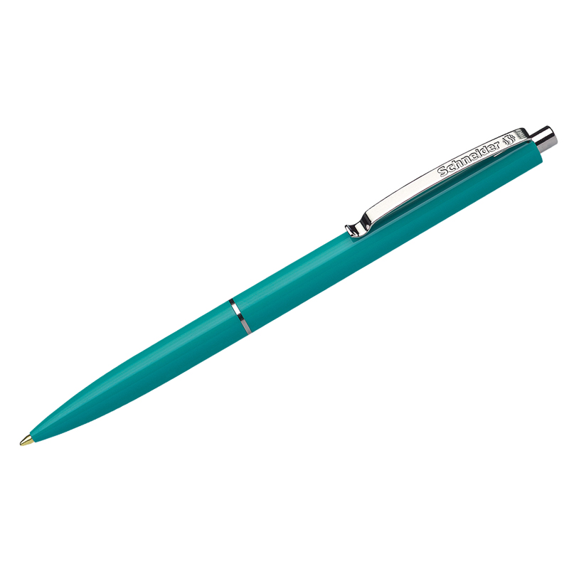 Ручка шарик. автомат. Schneider "K15" синяя, 1,0мм, корпус зеленый, ш/к