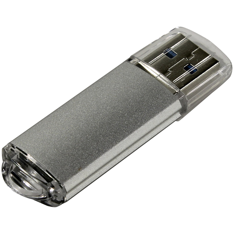 Память Smart Buy V-Cut  128GB, USB 3.0 Flash Drive, серебристый (металл. корпус )