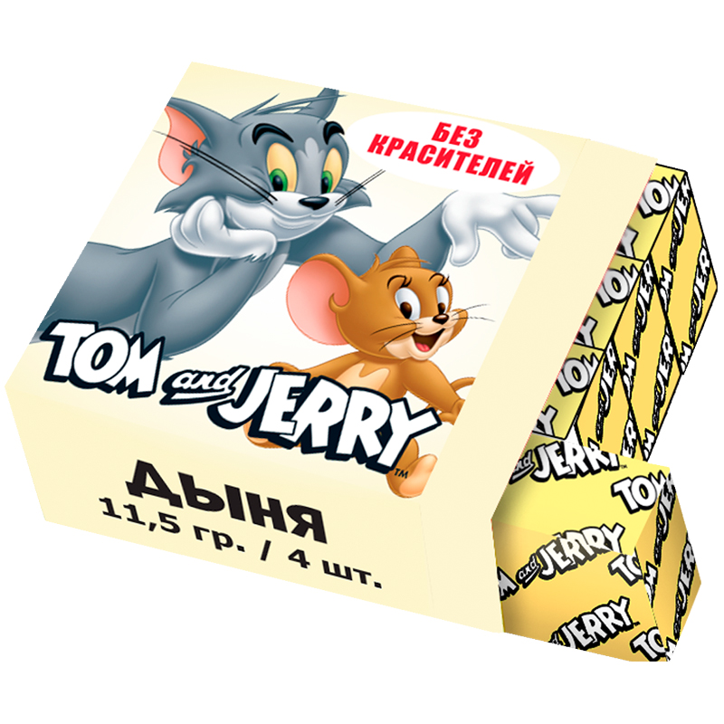 Жевательная конфета  Tom&amp;Jerry, дыня, 11,5г