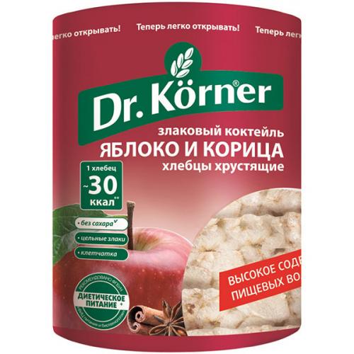Хлебцы Dr.Korner Злаковый коктейль яблоко с корицей, 90 г