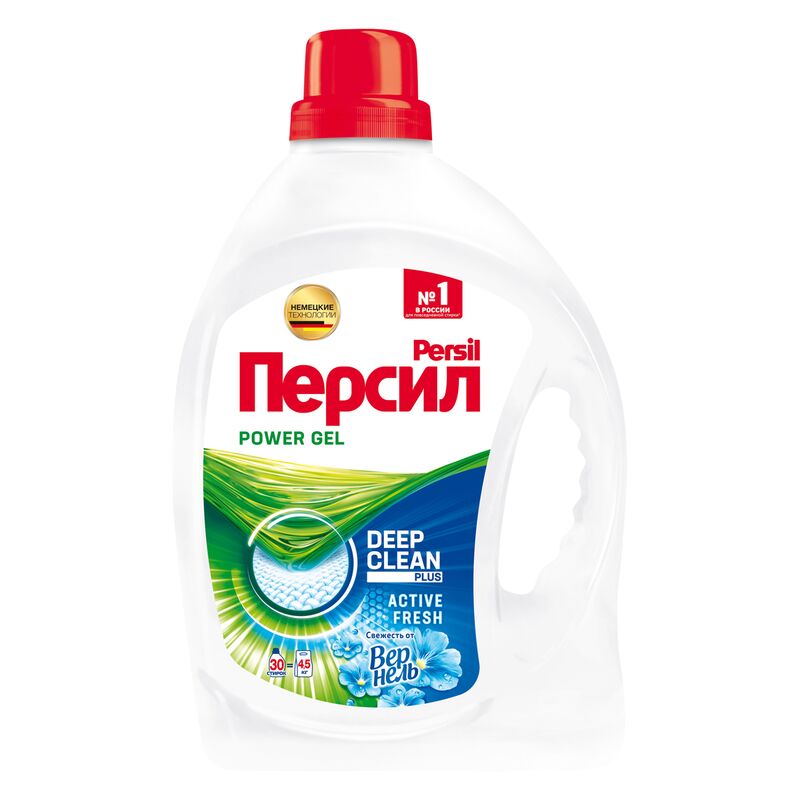 Гель для стирки Persil Свежесть от Vernel, для белого белья, 1,95л