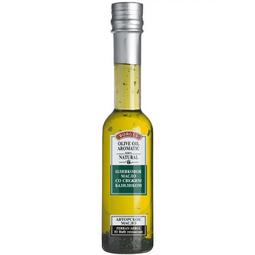 Масло оливковое Borges со свежим базиликом, 200 мл