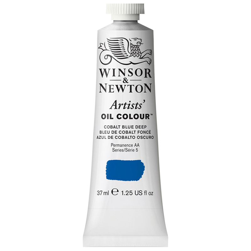 Краска масляная профессиональная Winsor&Newton Artists Oil, 37мл, насыщенно-синий кобальт