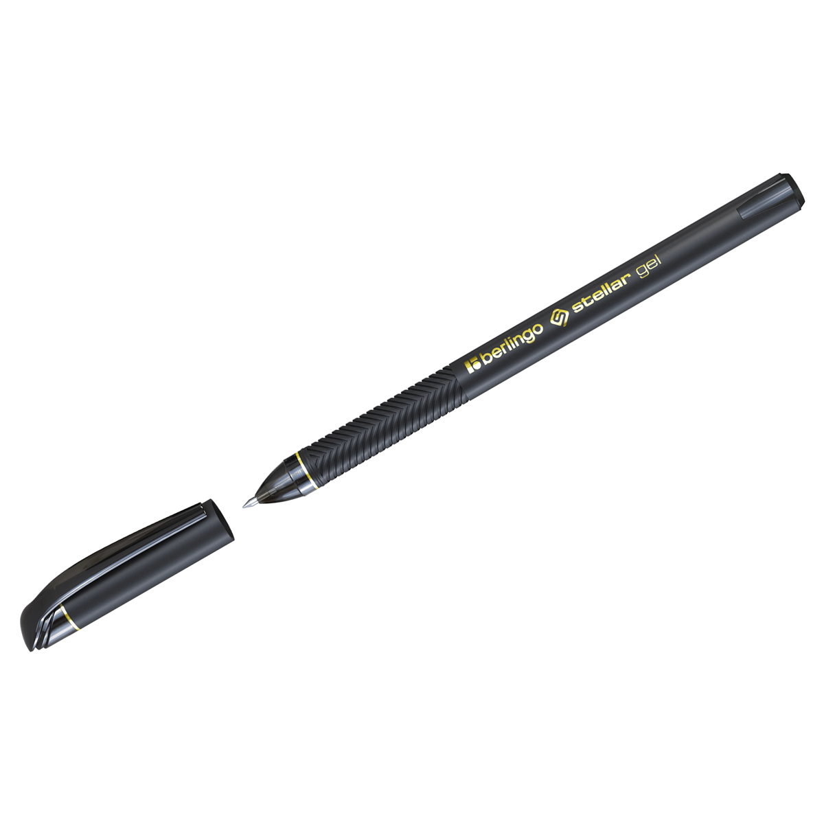 Ручка гелевая Berlingo Stellar Gel черная, 0,5мм