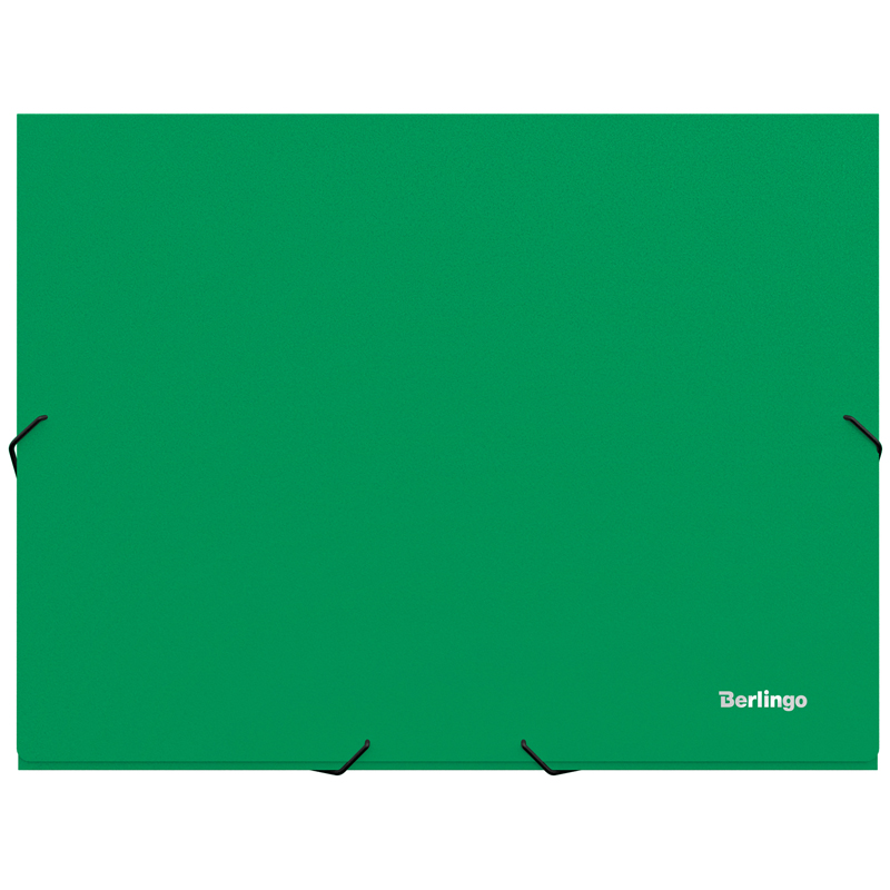 Папка-короб на резинке Berlingo А4, 30мм, 800мкм, зеленая