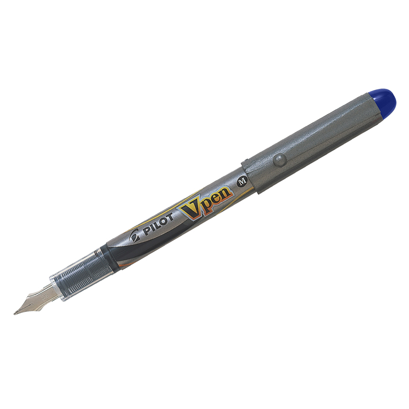 Ручка перьевая Pilot V-Pen, 0,58мм, синяя, одноразовая