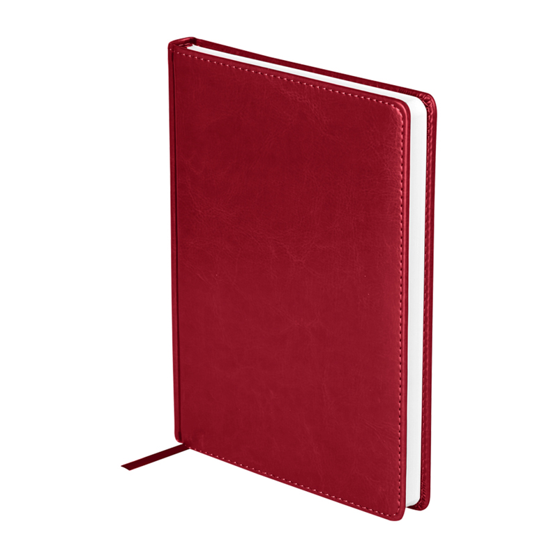 Ежедневник датированный 2023г., А5, 176л., кожзам, OfficeSpace Nebraska, бордовый