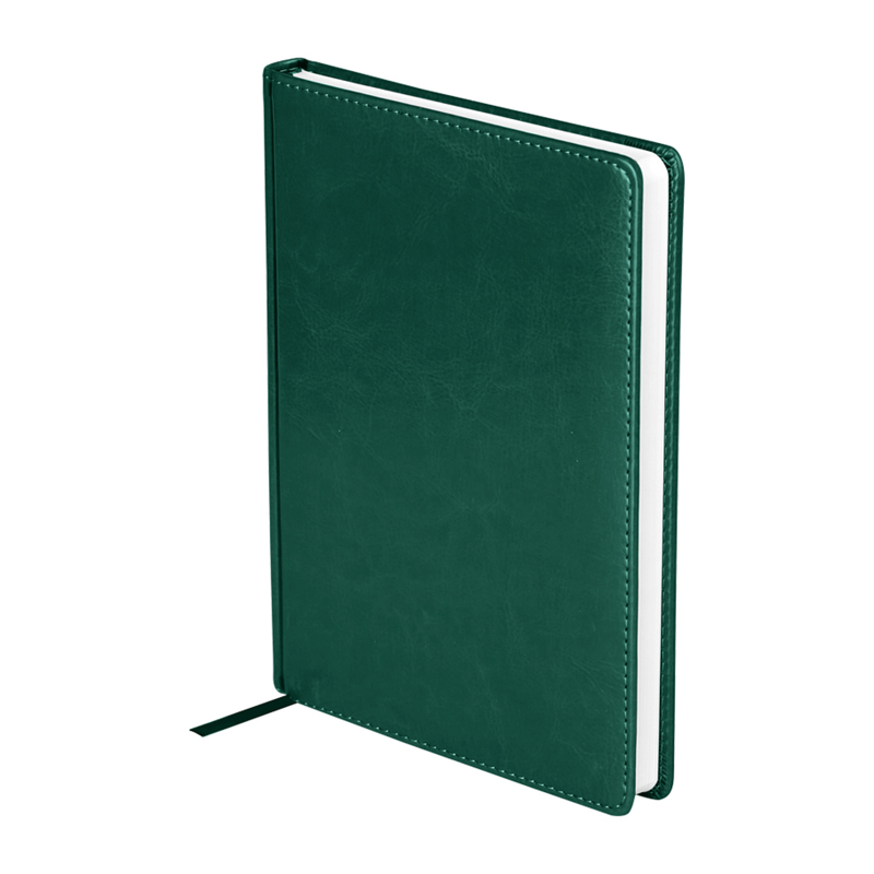 Ежедневник датированный 2023г., А5, 176л., кожзам, OfficeSpace Nebraska, зеленый