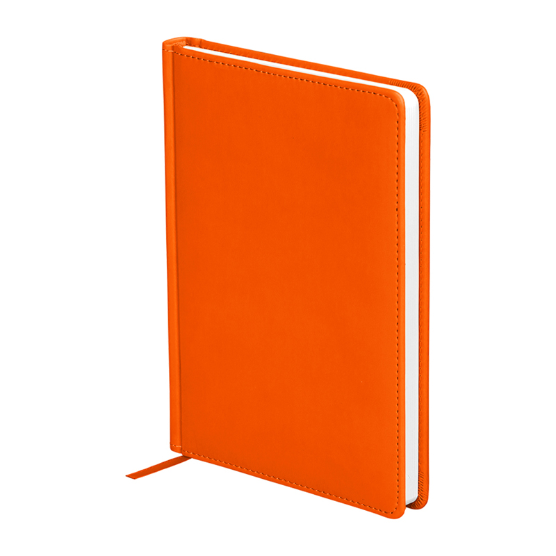 Ежедневник датированный 2023г., А5, 176л., кожзам, OfficeSpace Winner, оранжевый
