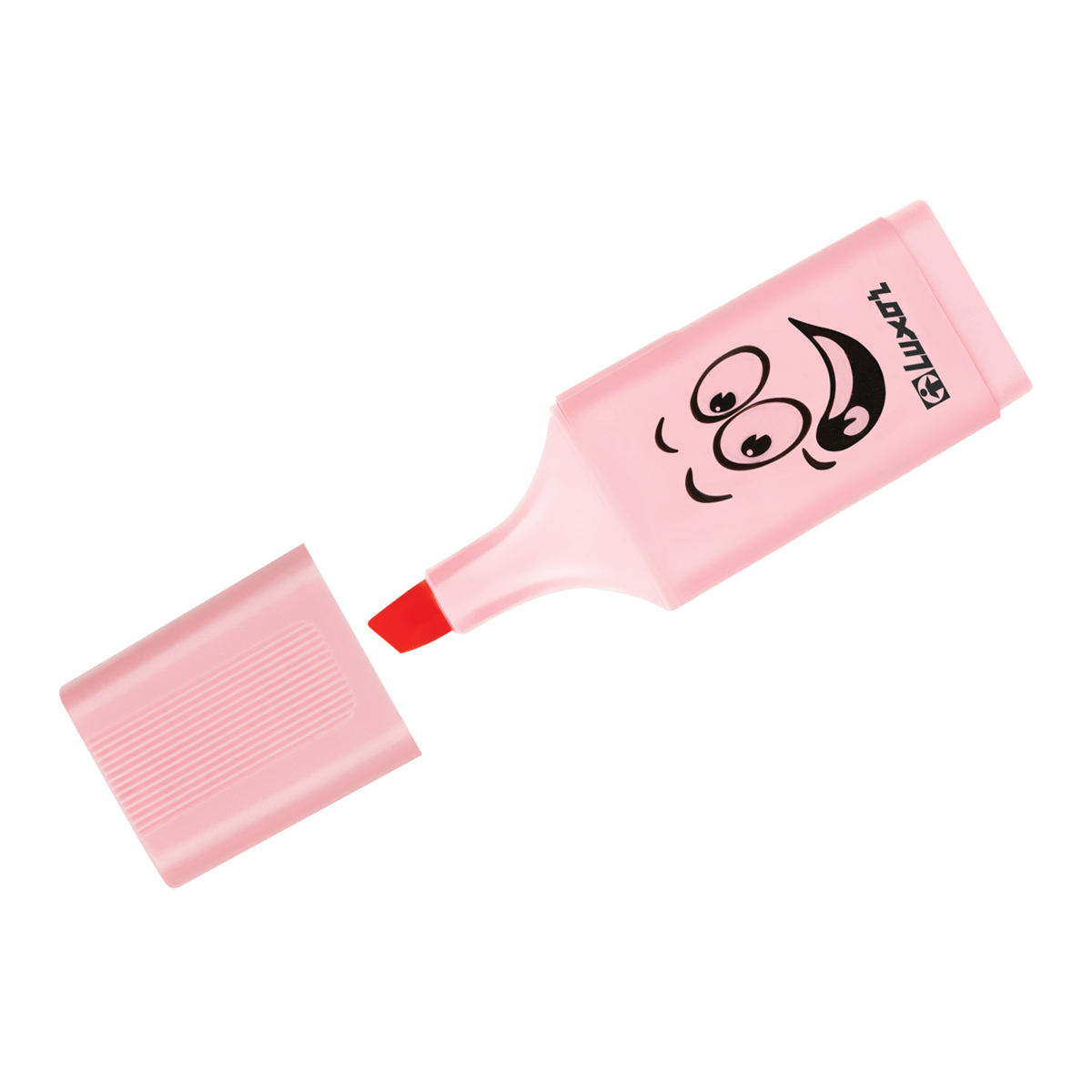 Текстовыделитель Luxor Eyeliter Pastel пастельный розовый, 1-5мм