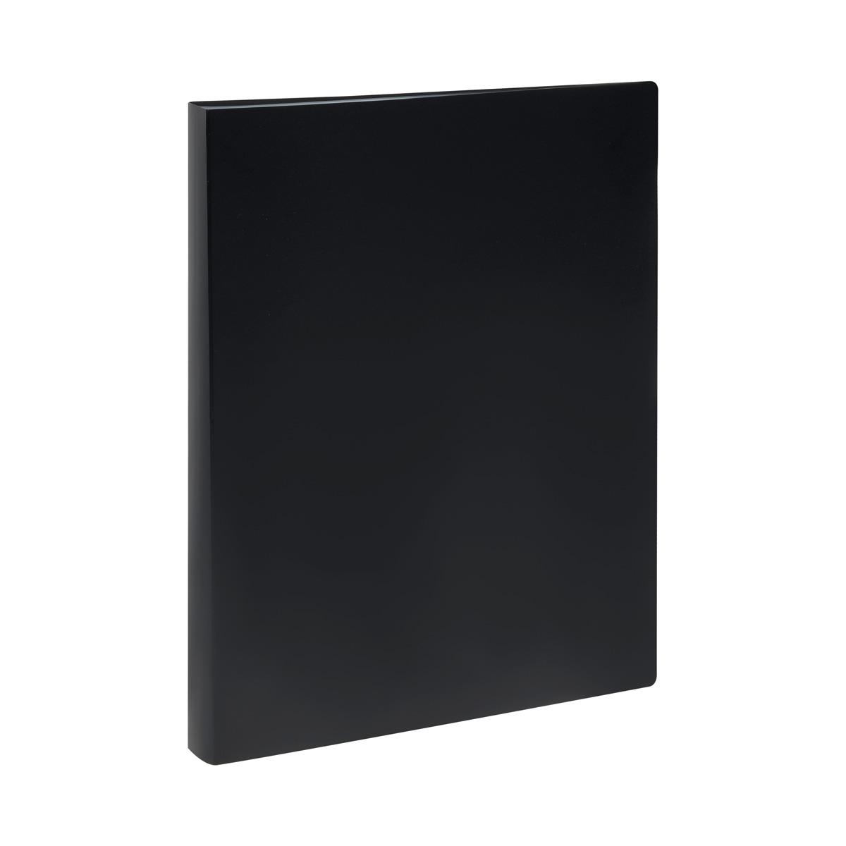 Папка файловая 40 черная СТАММ А4 21мм 500мкм пластик