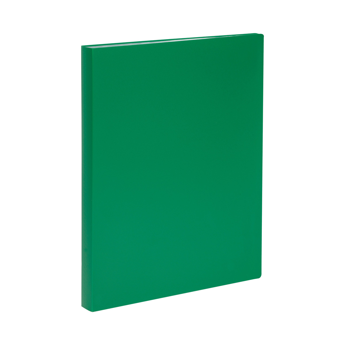 Папка файловая 40 зеленая СТАММ А4 21мм 500мкм пластик