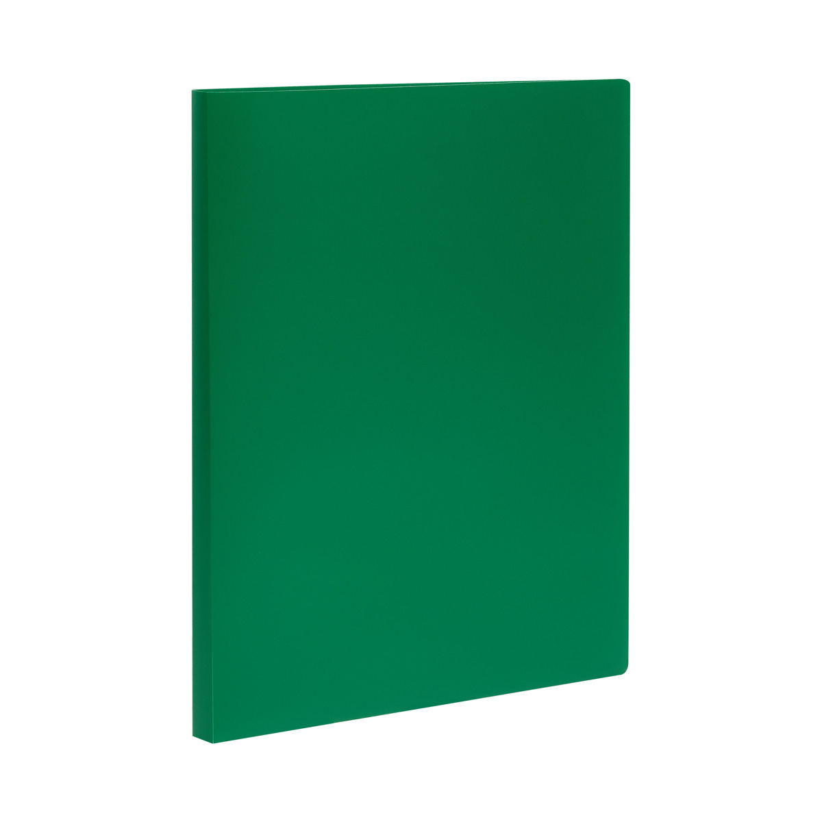 Папка с прижимом СТАММ А4 14мм 500мкм пластик зеленая