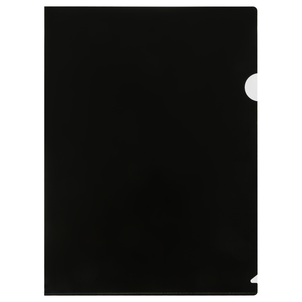 Папка-уголок А4 150мкм черная