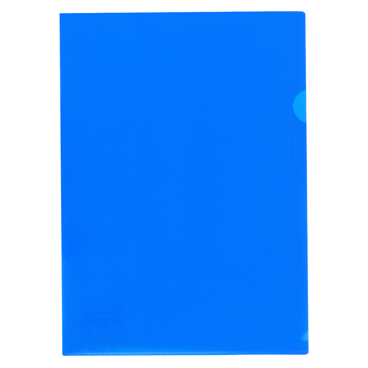 Папка-уголок А4 150мкм синяя