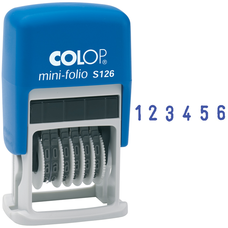 Нумератор мини автомат Colop, 3,8мм, 6 разрядов, пластик, карт. уп.