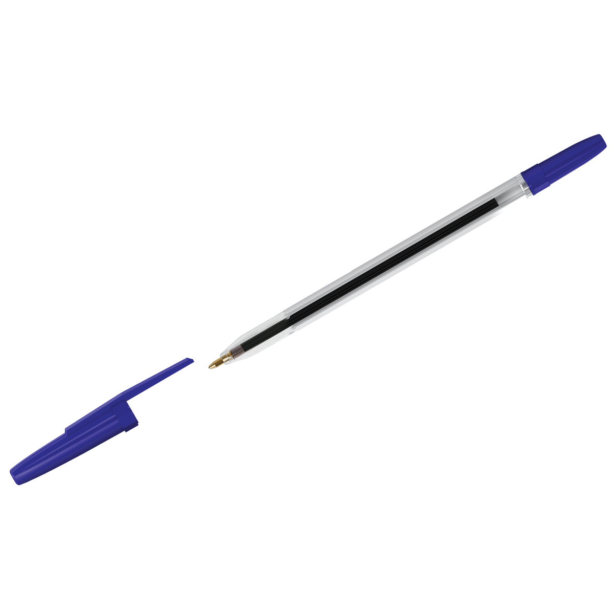 Ручка шарик. СТАММ Оптима синяя, 1,0мм