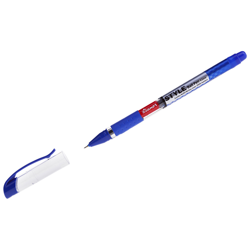 Ручка шарик. Luxor "Style" синяя, 0,7мм, грип