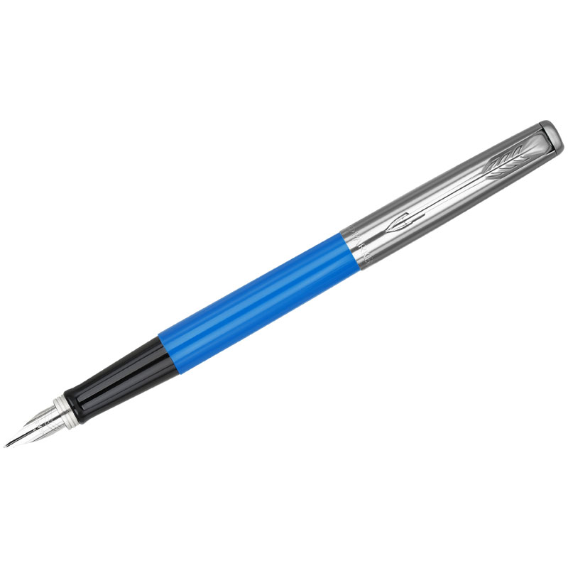 Ручка перьевая Parker Jotter Originals Blue Chrom CT синяя, 0,8мм, подарочная упаковка