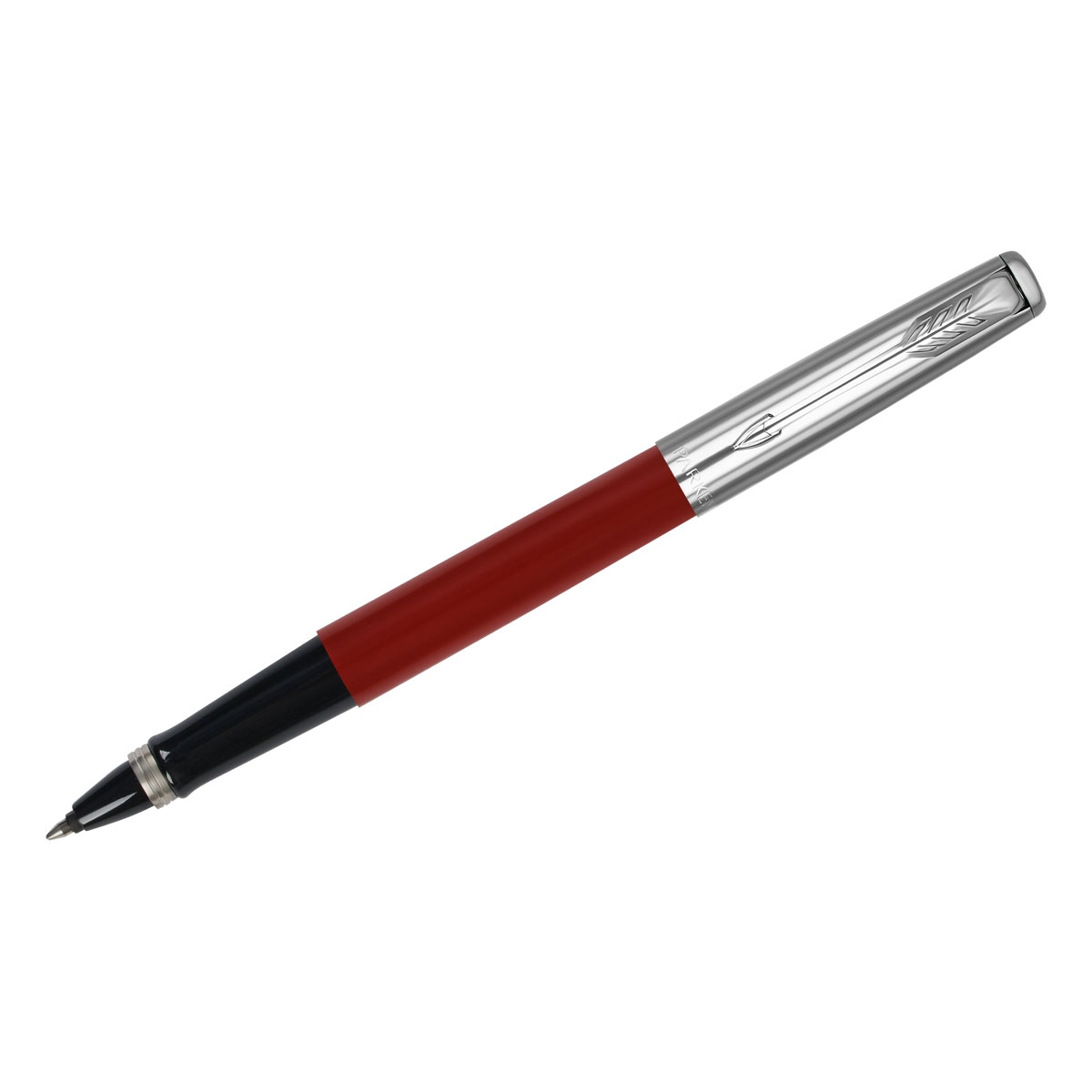 Роллер Parker "Jotter Originals Red Chrome СT" черная, 0,8мм, подарочная упаковка
