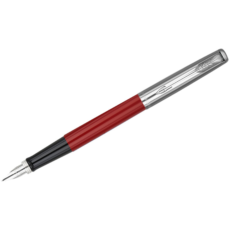Ручка перьевая Parker Jotter Originals Red Chrome CT синяя, 0,8мм, подарочная упаковка