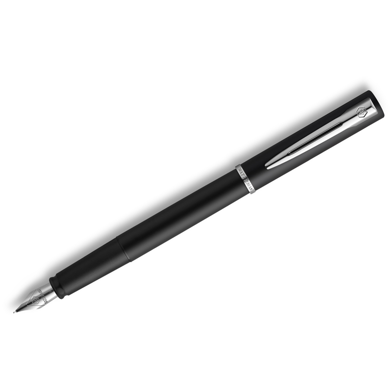 Ручка перьевая Waterman Allure Black синяя, 0,8мм, подарочная упаковка