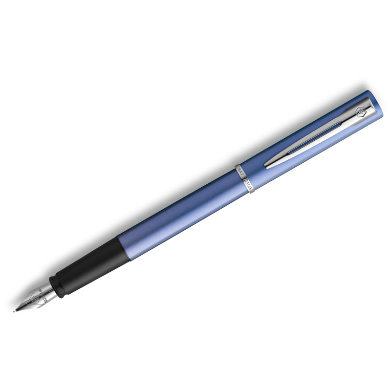 Ручка перьевая Waterman Allure Blue синяя, 0,8мм, подарочная упаковка