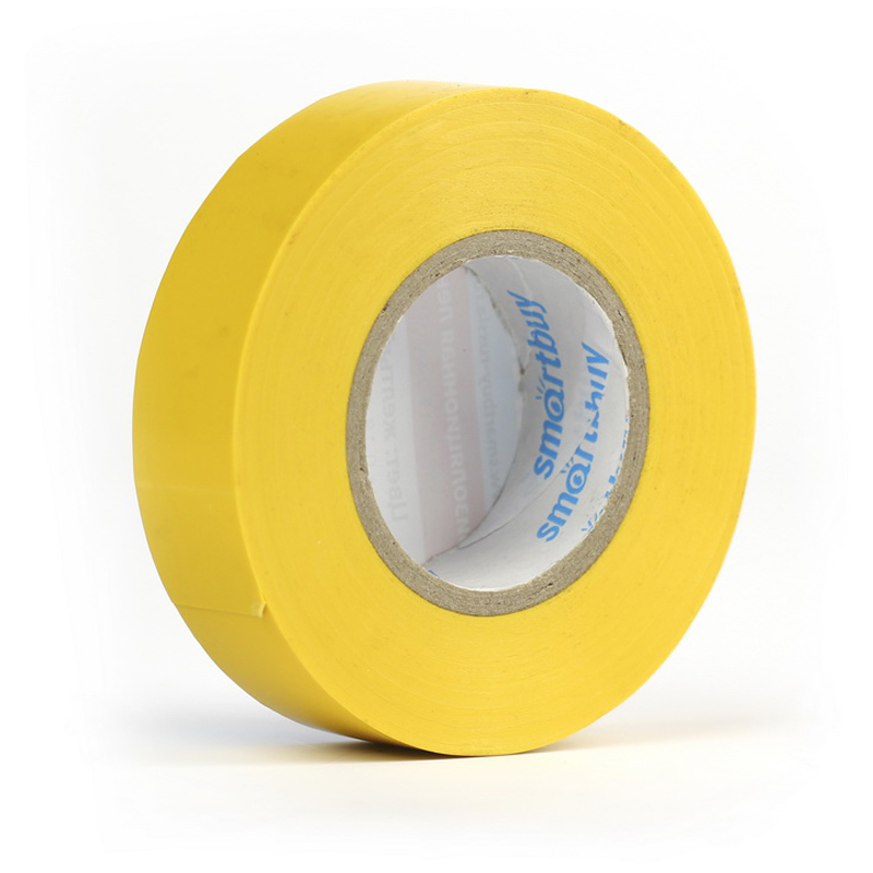 Изолента 19мм*20м, 180мкм, желтая, Smartbuy,инд. упаковка