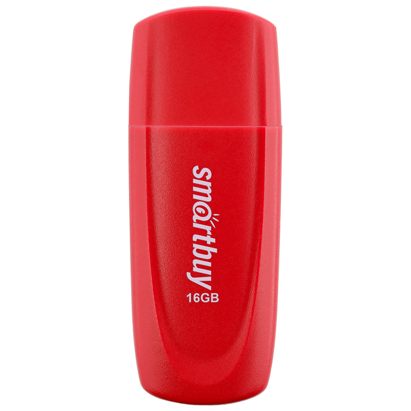 Память Smart Buy Scout 16GB, USB 2.0 Flash Drive, красный