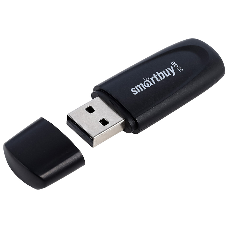 Память Smart Buy Scout 32GB, USB 2.0 Flash Drive, черный
