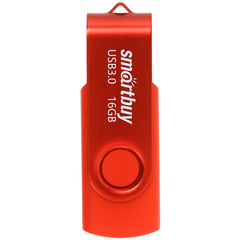 Память Smart Buy Twist 16GB, USB 3.0 Flash Drive, красный