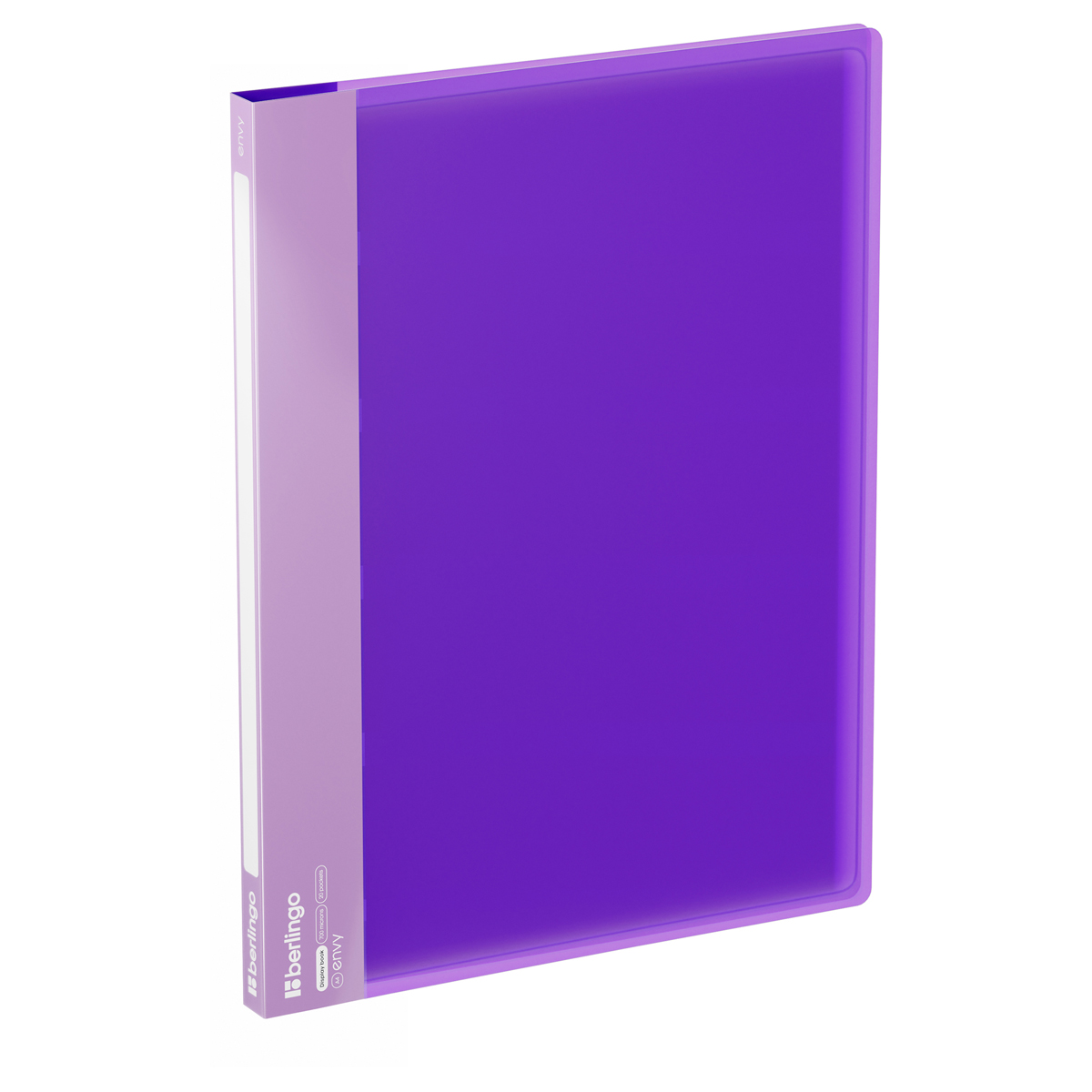 Папка файловая 20 фиолет Berlingo Envy 17мм 700мкм с внутр карманом