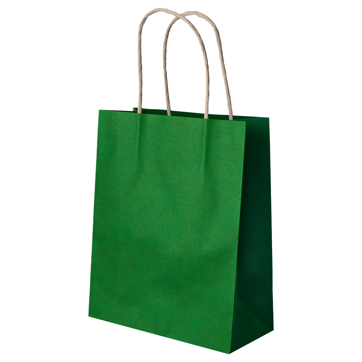Пакет подарочный 18*23*10см MESHU, крафт, зеленый