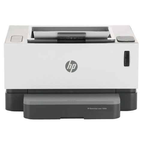 Принтер лазерный HP Neverstop Laser 1000n, А4, 20 страниц/мин, 20000 страниц/месяц, сетевая карта, СНПТ, 5HG74A