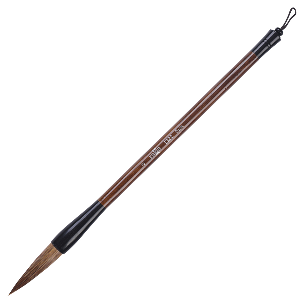 Кисть худож. для каллиграфии Гамма бык №3 бамбуковая ручка
