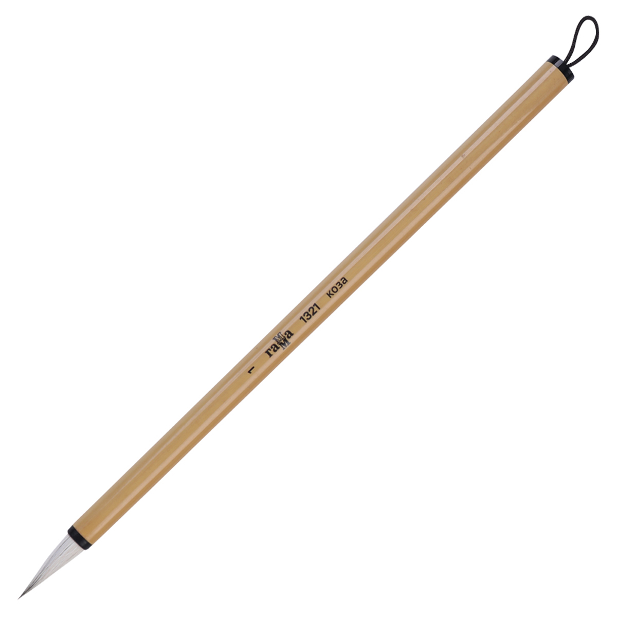 Кисть худож. для каллиграфии Гамма коза №1 бамбуковая ручка