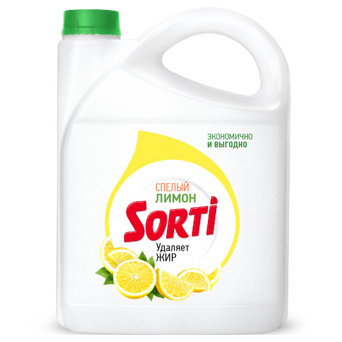 Ср-во для посуды Sorti 4,8л Лимон  канистра