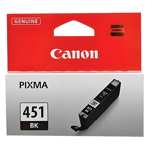 Картридж струйный CANON (CLI-451Bk) Pixma iP7240 и другие, черный, оригинальный, 6523B001