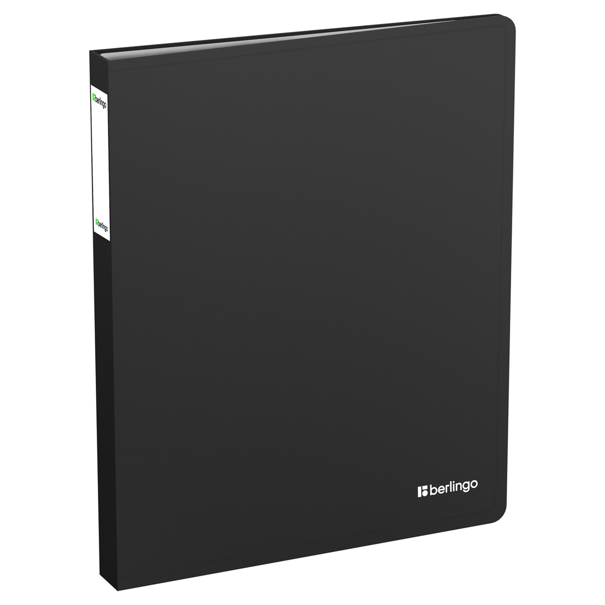 Папка файловая 60 черная 30мм 700мкм Berlingo Soft Touch с внутр. карманом