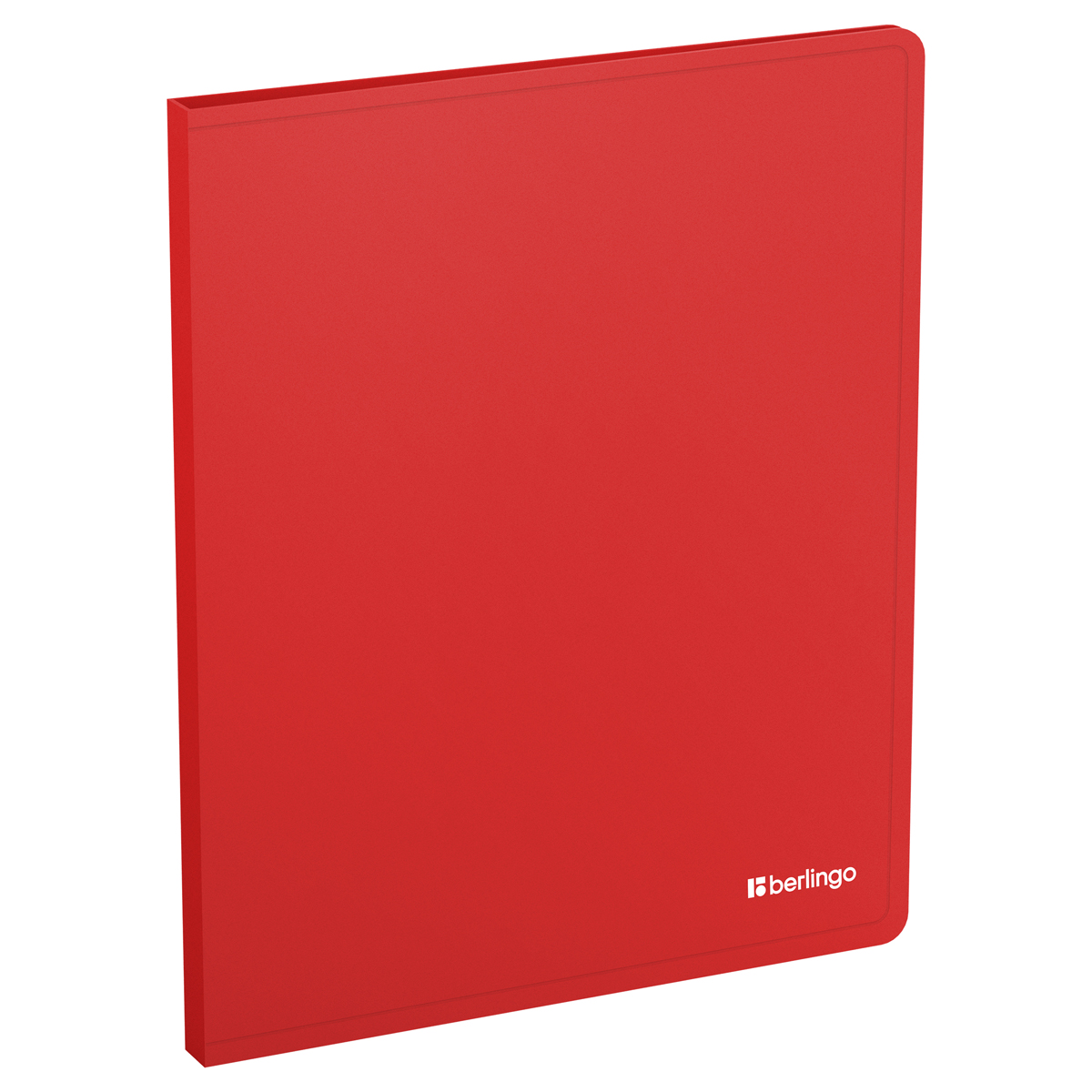 Папка с прижимом Berlingo Soft Touch 17мм 700мкм красная с внутр. карманом