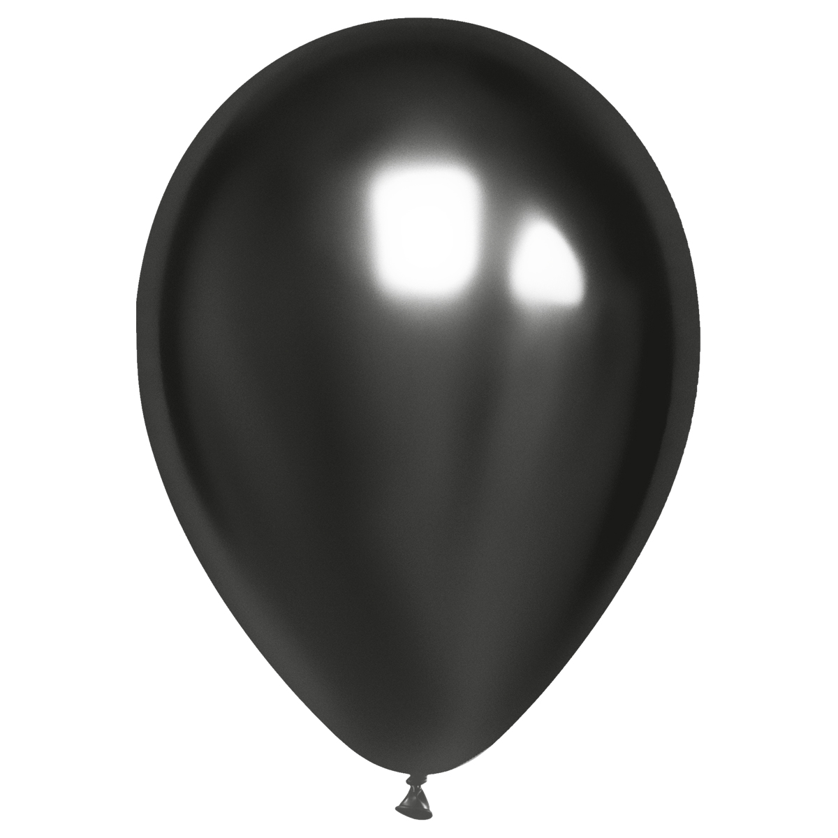 Воздушные шары 50шт М12/30см MESHU хром черный