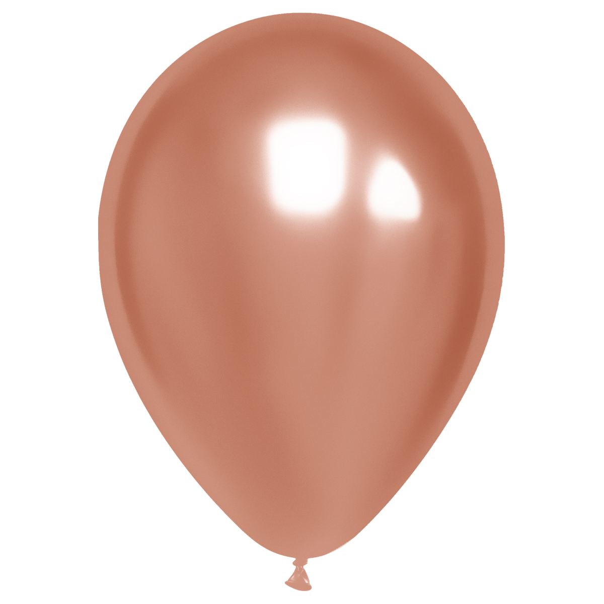 Воздушные шары 50шт М12/30см MESHU хром розовое золото