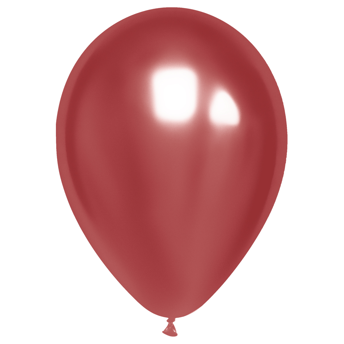 Воздушные шары 50шт М12/30см MESHU хром красный