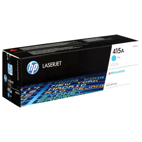Картридж лазерный HP (W2031A) для HP Color LaserJet M454dn/M479dw и др, голубой, ресурс 2100 страниц, оригинальный