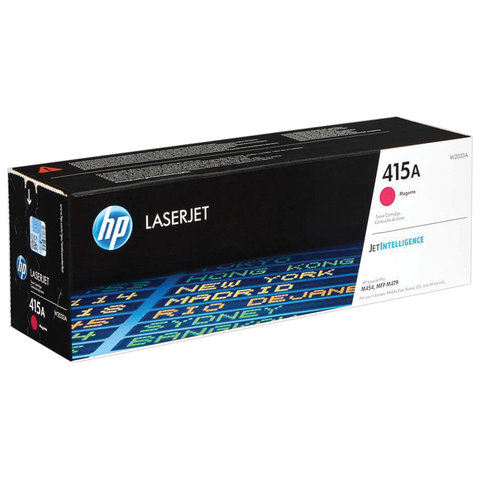 Картридж лазерный HP (W2033A) для HP Color LaserJet M454dn/M479dw и др, пурпурный, ресурс 2100 страниц, оригинальный