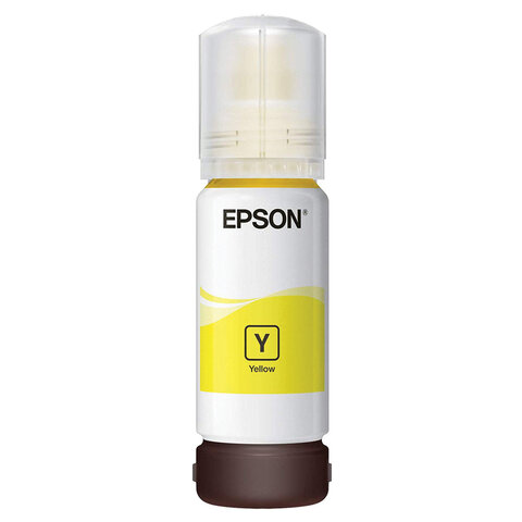 Чернила EPSON (C13T06C44A) для СНПЧ EPSON L11160 /L15150 /L15160 /L6550/L6570, желтые, оригинальные