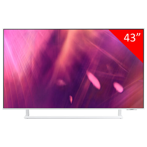 Телевизор SAMSUNG UE43AU9010UXRU, 43 (109 см), 3840x2160, 4K, 16:9, SmartTV, WiFi, Bluetooth, белый