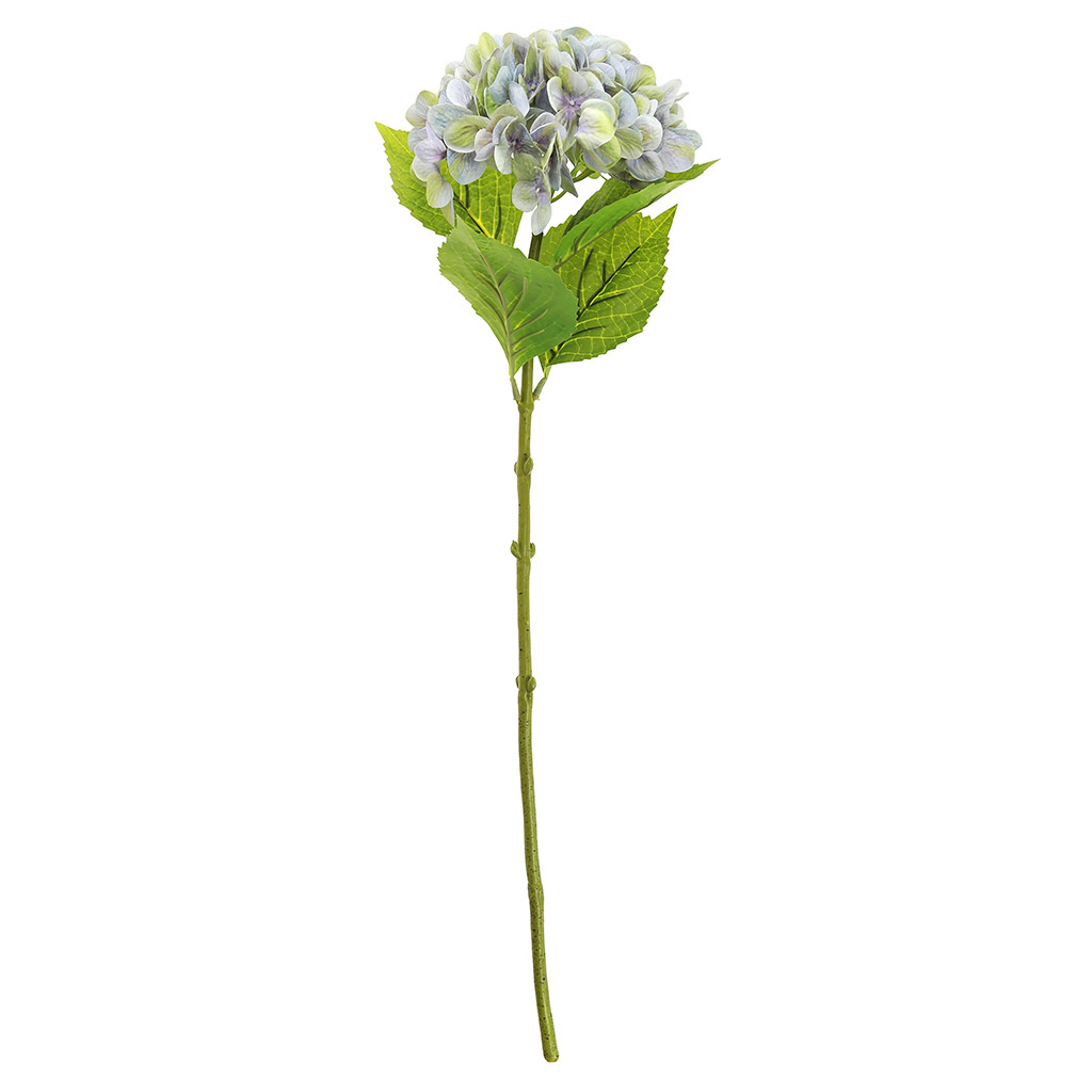 Цветок "Гортензия" цвет - светло-фиолетовый, 68см, 1 цветок - д16х11см (Китай)