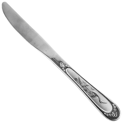 "Журавушка" Нож столовый  из нержавеющей стали (Китай)